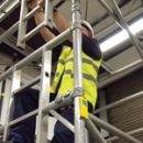 Scaffold climbing Scaffold climbing