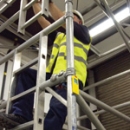 Scaffold climb